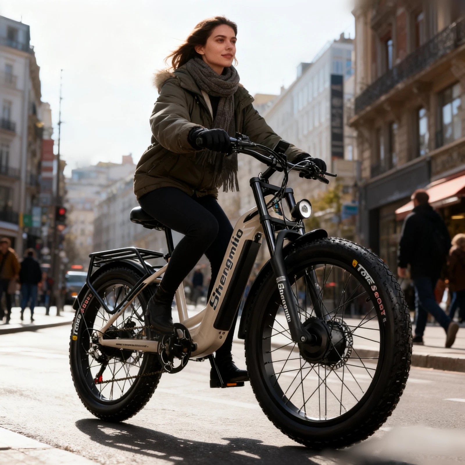 Shengmilo S700 Electric Bike 48V 17.5Ah 2000W Dual Motor Hydraulic Brake 4.0 Fat tire E-Bike Commuter Bicycle Mountainbike 45kmh