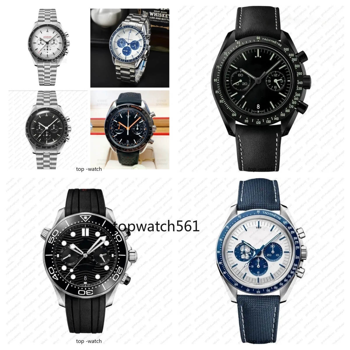hot sell AAAAA Omgs Watches Seamasters 300 Omgegawatchs Automatic mechanical speed master Designer Mens Watches James Bond Men Chronograph Movement Watch 08