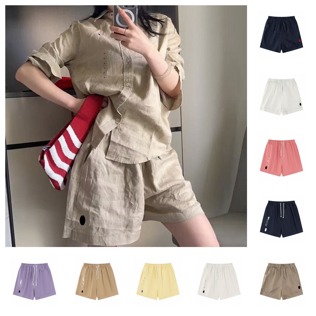 Designer Shorts Womens Short Designer Swim Shorts High Quality Womens Trousers Short Pocket Straight Shorts Women's Shorts Fashion Beach Pants