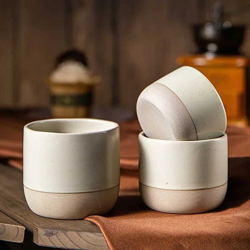 Vintage Coffee Mug 100ml 180ml 230ml ceramics Tea cup Japanese-style cafes Drinkware Stoneware Espresso for Restaurants Hotels D260323