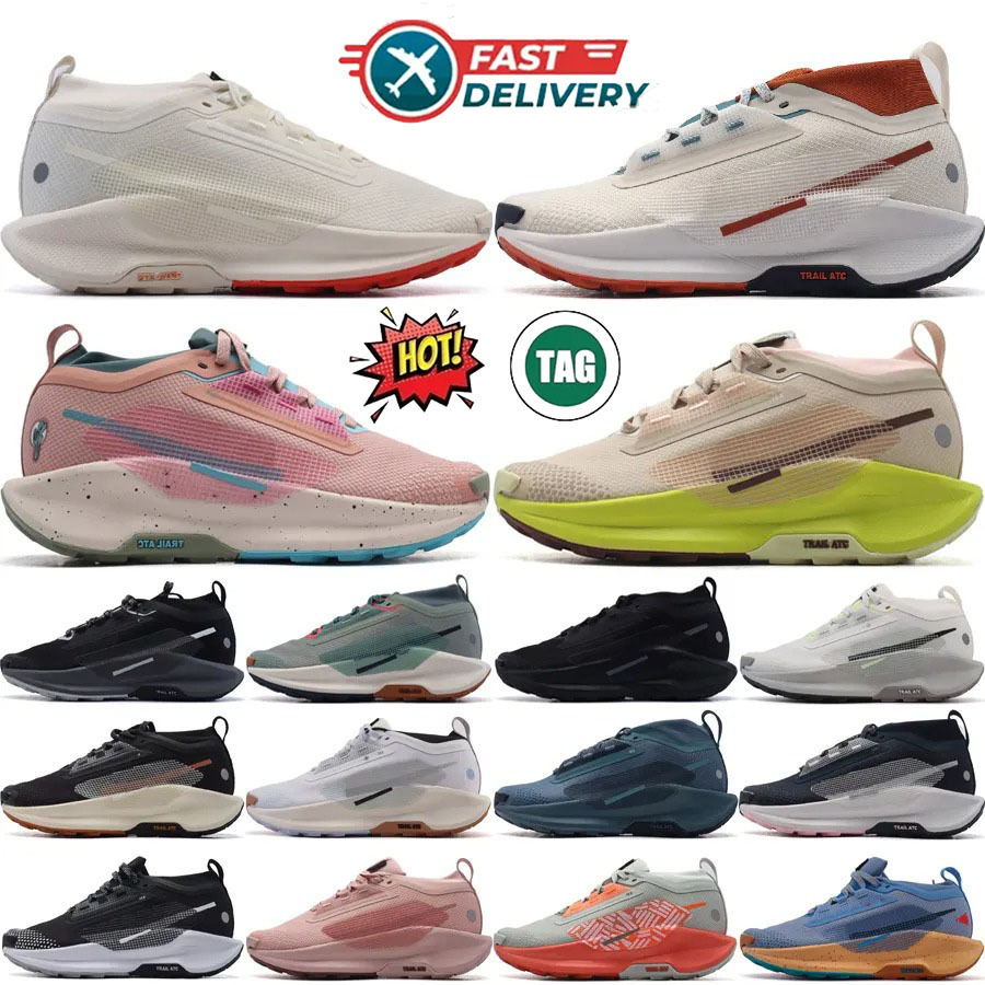 Top Mens Womens Running Shoes Pegasuses Trail 5 GTX Designer Trainers Jade Horizon Sail Picante Cool Grey Pink Oxford Red Pale Ivory ATC Outdoor Sneakers Size 36-45