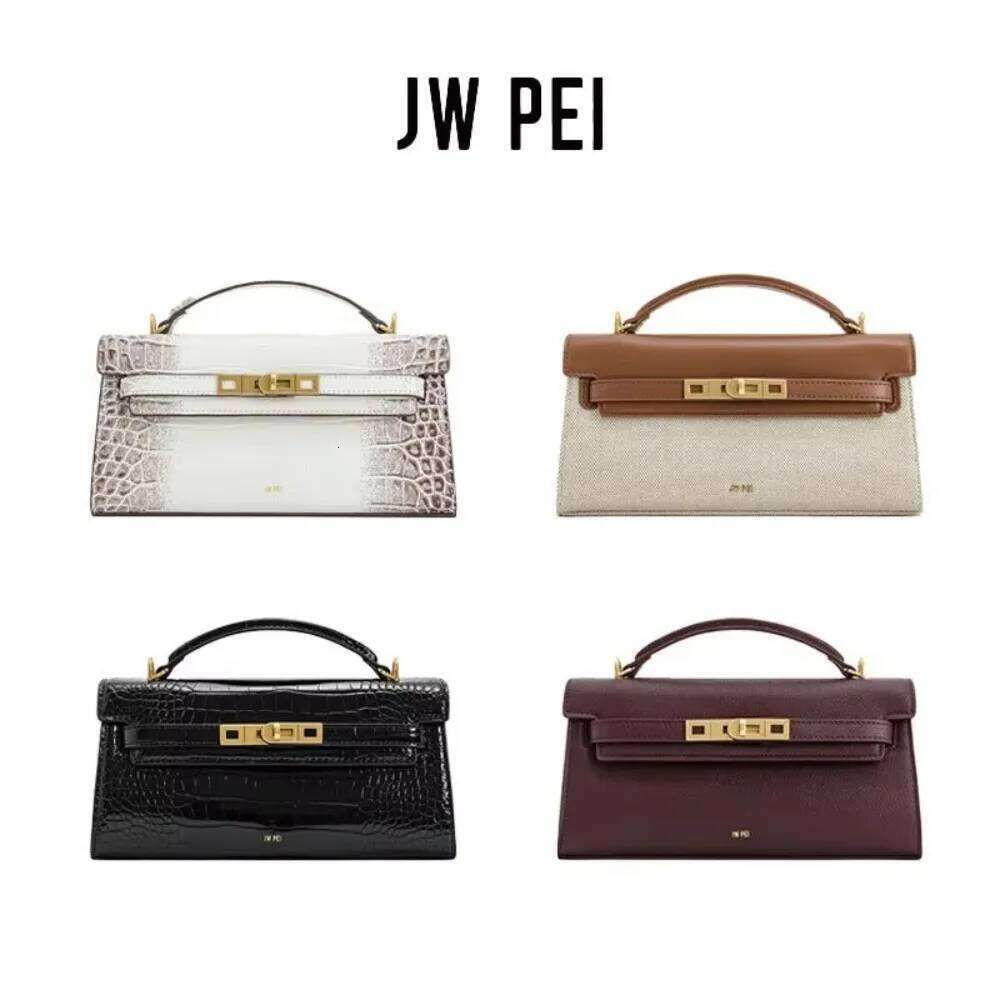 JW PEI Crocodile Embossed Handbag, Luxury Designer Convertible Purse For Women, Crossbody & Shoulder Bag In New Style