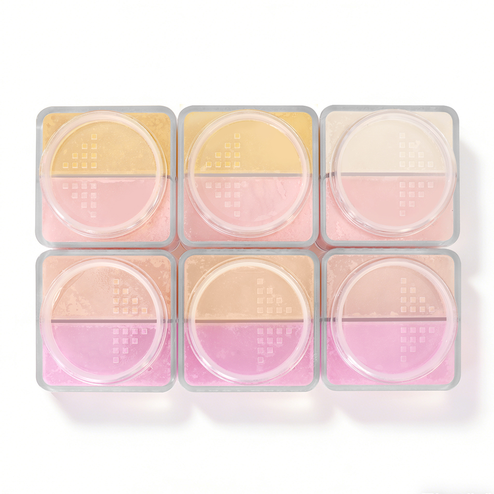 HUDAbeauty 2-in-1 Easy Bake Loose Powder Dual Shade Baking Setting Powder with Long-Lasting Oil Control Lightweight Matte Finish Ideal for All Skin Ty