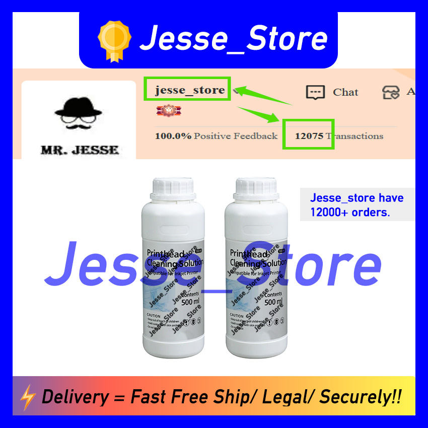 Jesse Store Printhead Cleaning Cleaner US Domestic Industrial Use Raw Materials Pure 99 Safe Privacy Free Shipping 100% Pass Customs