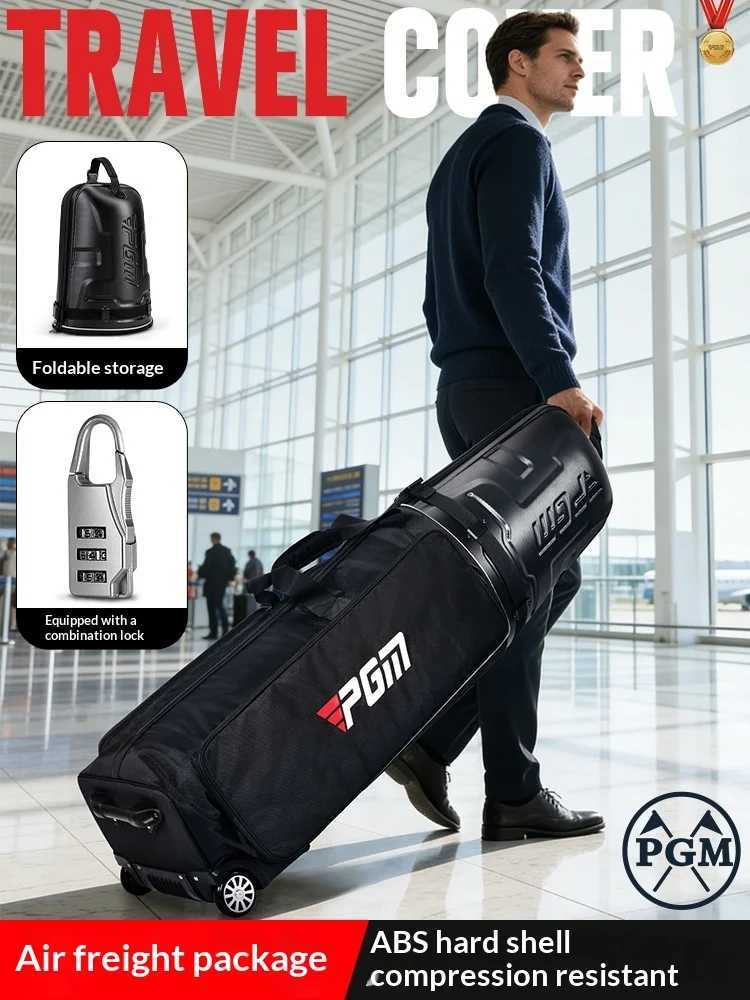 PGM Golf Hard Shell Aviation Bag Mens and Womens Air Transport Bag Waterproof Travel Strap Tugboat Bag Protective Cover HKB020 D260323