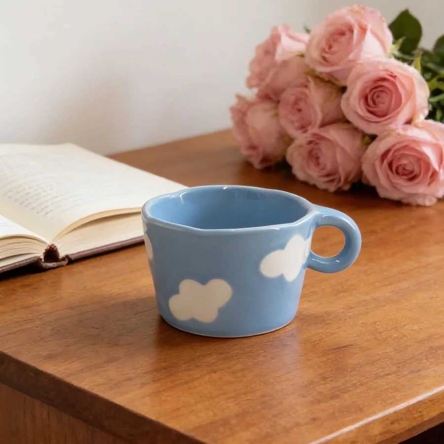 Ceramic cup Coffee cup Water cup Mug Tea cup Cup Light-luxury With lid No lid For tea Meeting room Office Personal H260323