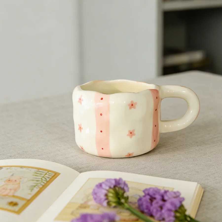 Ceramic cup Coffee cup Water cup Mug Tea cup CupLight-luxury With lid No lid For tea Meeting room Office Personal Dedicated Japa H260323