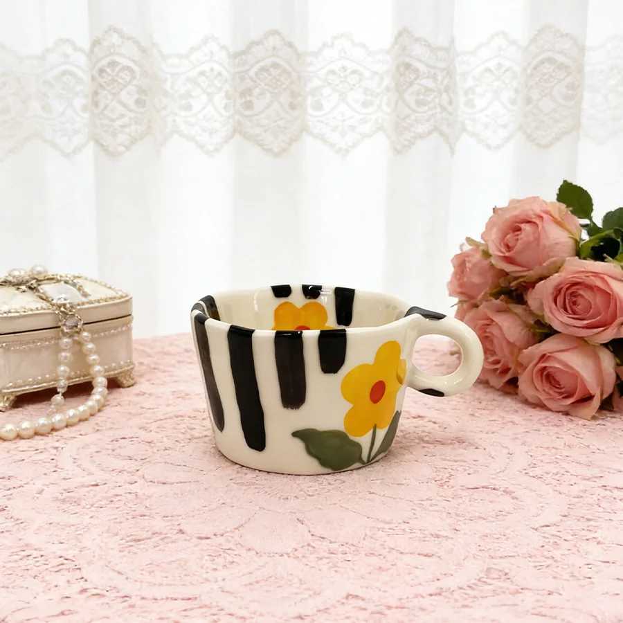 Ceramic cup Coffee cup Water cup Mug Tea cup Cup Light-luxury With lid No lid For tea Meeting room Office Personal H260323