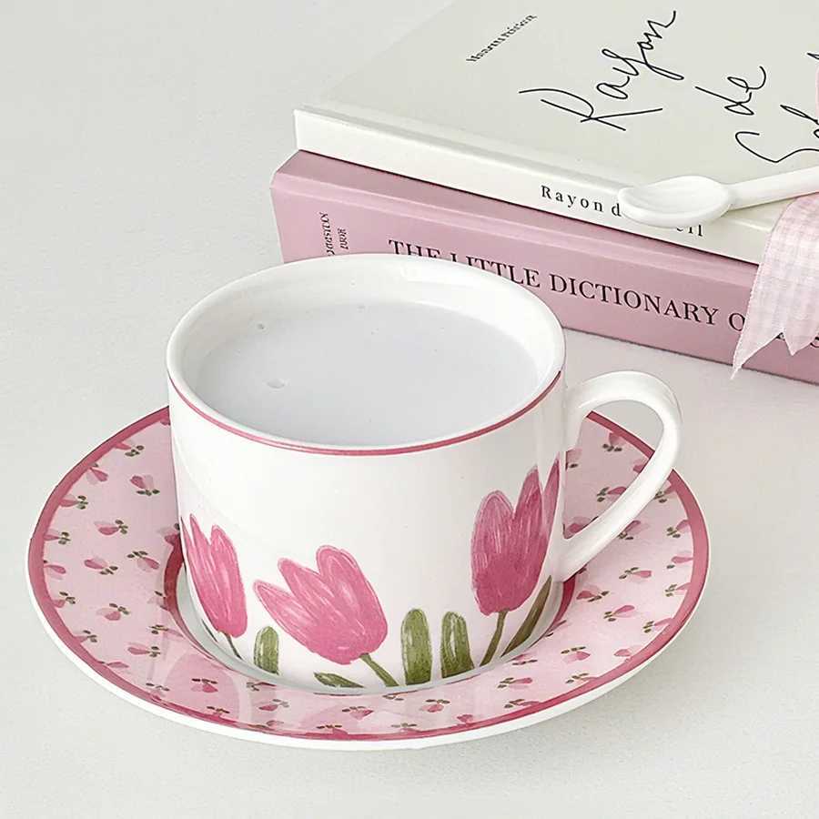 Ceramic cup Coffee cup Water cup Mug Tea cup CupNo lid For tea Meeting room Office Personal Dedicated Japanese style Ceramic Flo H260323