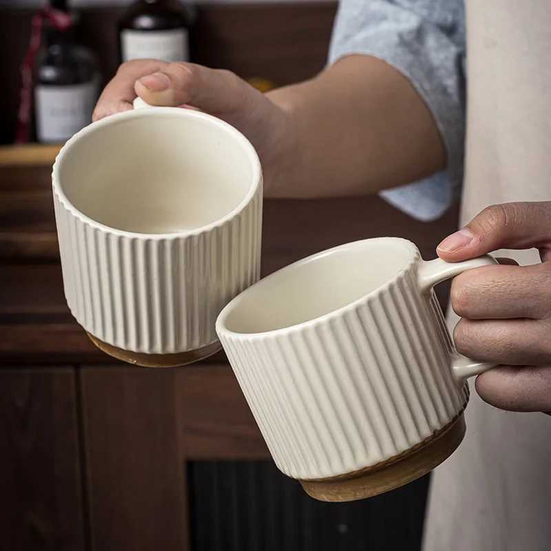 Mug universal drinking cup spoon household water cup office ceramic cup coffee cup milk cup tea cup H260323