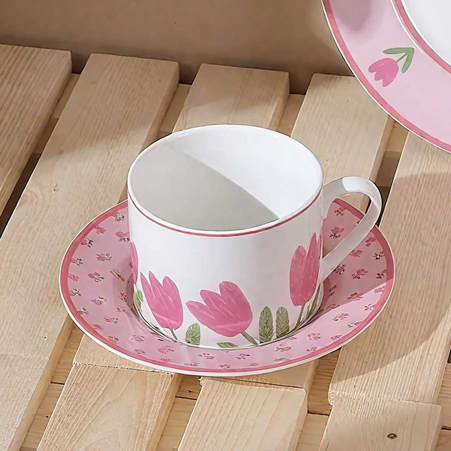 Ceramic cup Coffee cup Water cup Mug Tea cup CupNo lid For tea Meeting room Office Personal Dedicated Japanese style Ceramic Flo H260323