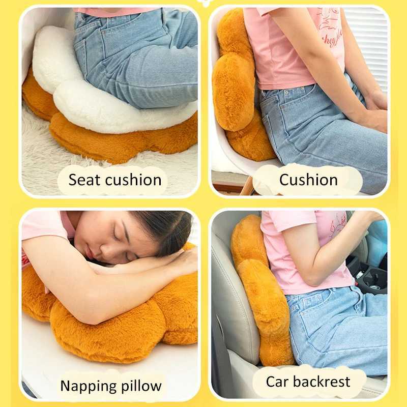 Cushion Flower Circular Shape Cloth With Soft Nap Office Classroom Chair Cushion Couch Pillow Bedroom Floor Winter Thick H260323