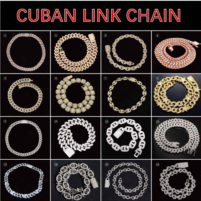 10k 14k 18k Gold Plating 925 Silver Vvs Baguette Moissanite Bracelet Bangle Cuff Link Hip Hop Iced Out Moissanite Bracelet Men