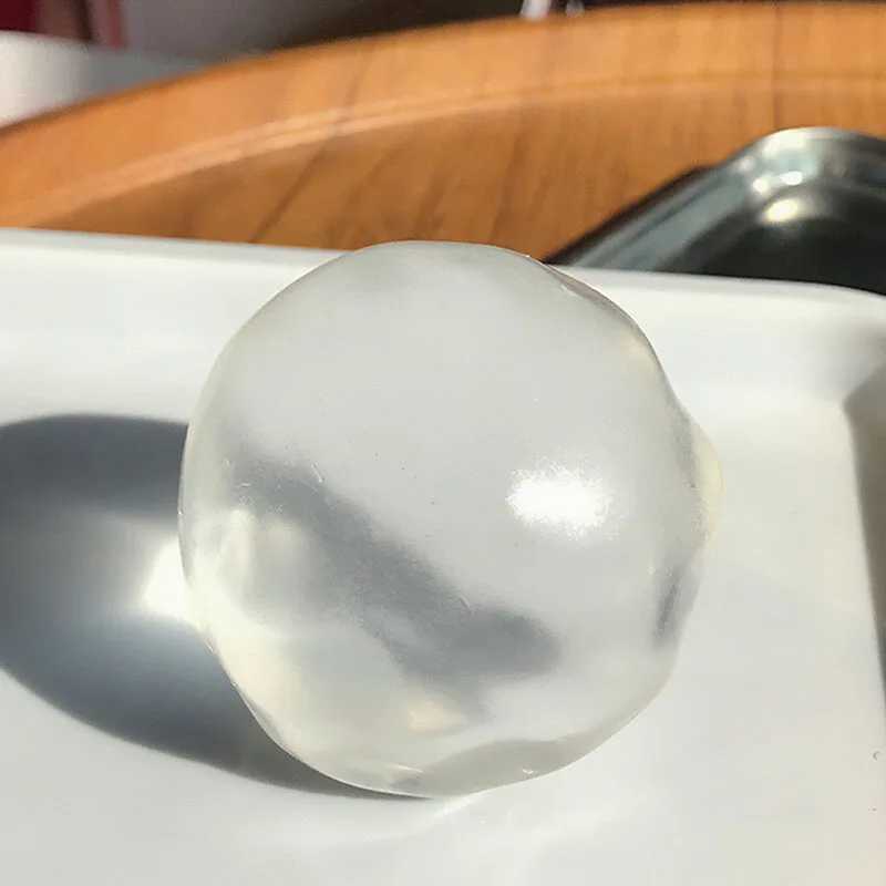 Bright Coconut Oil Pinching Slow Rebound Soft Decompression Coconut Ball Pinching Decorations Simulate Mashu Maltose Kneading H260324