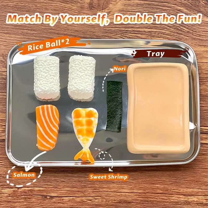 Sushi Combo Taba Squishy Handmade Creamy Soft Slow Rebound Stress Relief Fidget Toy Halloween Christmas Party Office Gift H260324