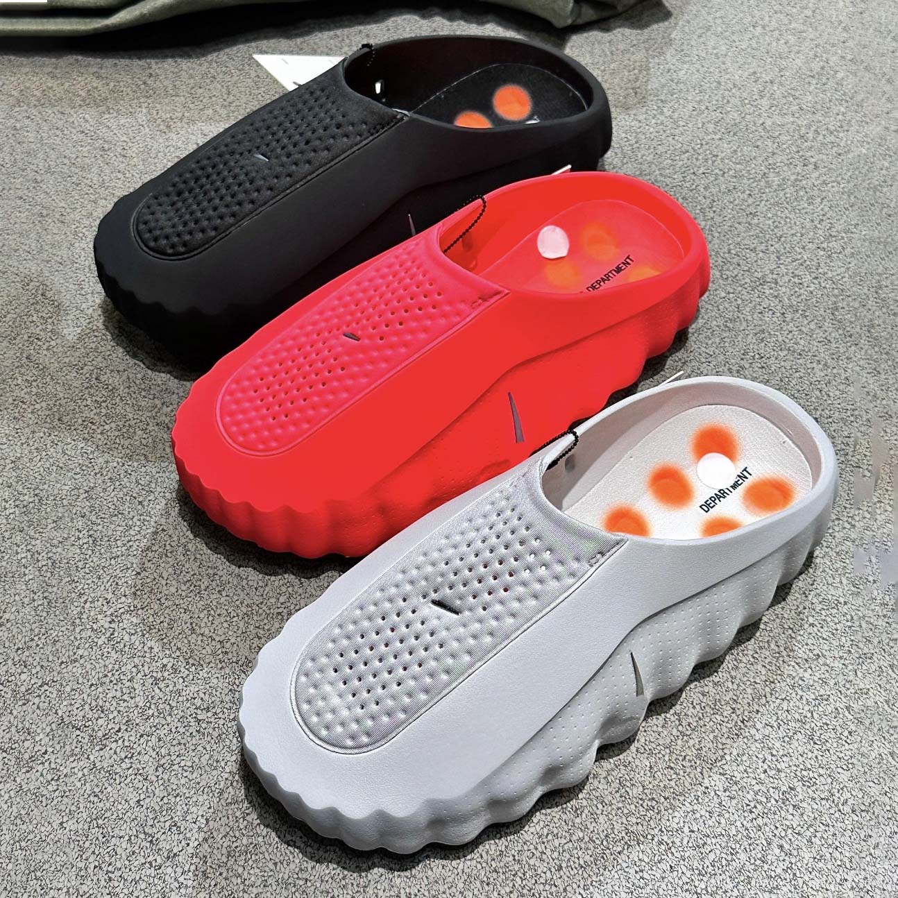 hop Desginer Mind 001 Slide Mind001 Slippers Soft Rubber Technology Comfortable Sandals Mule Clog Black Red Bone Light Smoke Grey Men's and Women's Slippers Sandals 77