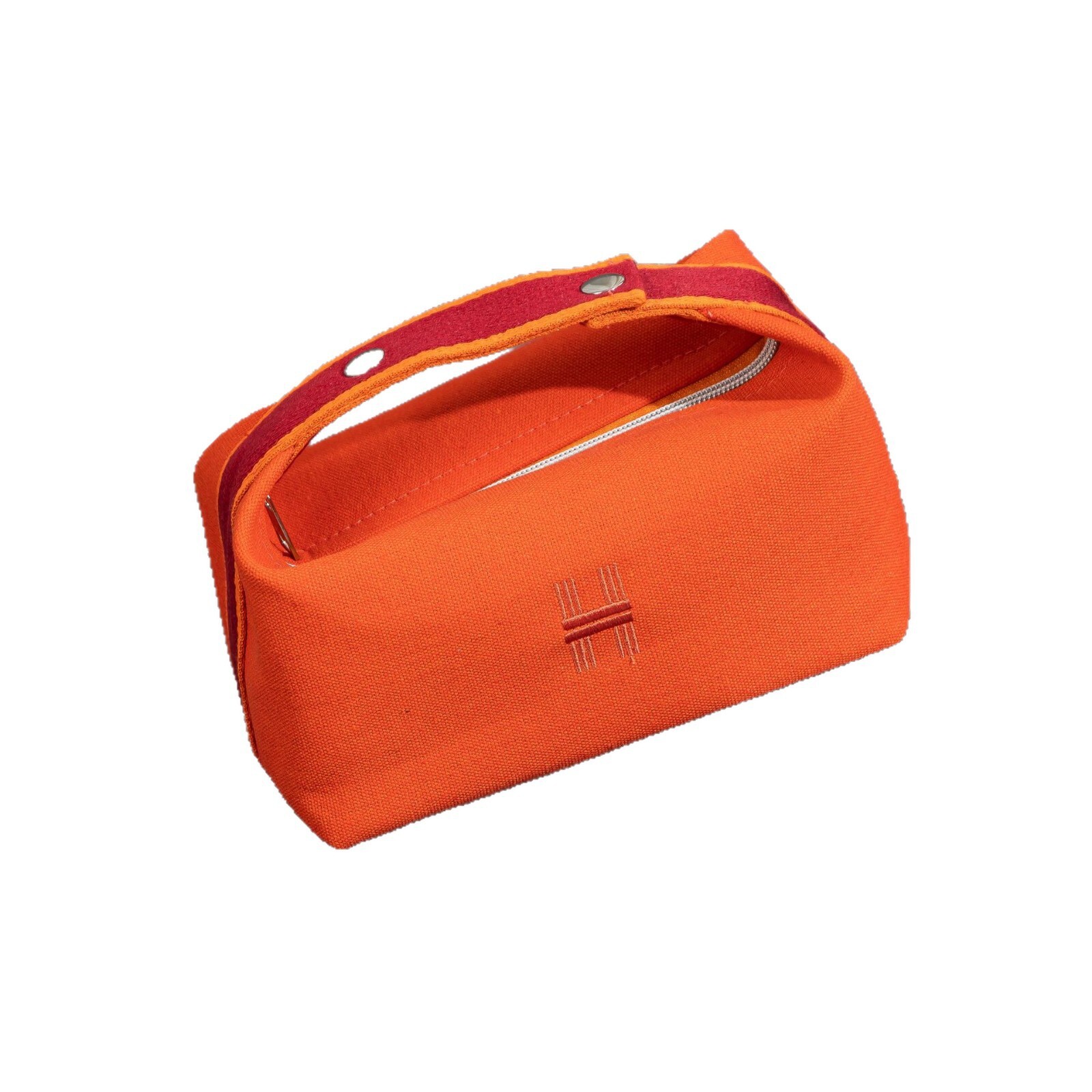 Storage Bag Cosmetic Canvas Handheld For Women High End Texture Large Capacity Multi Functional Travel Toiletry Bag With Zipper