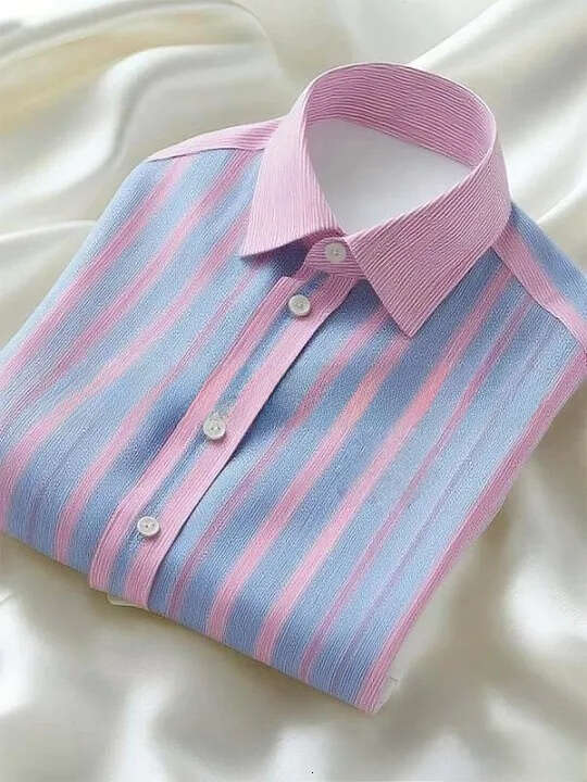 2026 Cross-Border Clothing Spring And Autumn New Casual Trendy Men's Long-Sleeve 3D Digital Print Satin Shirt
