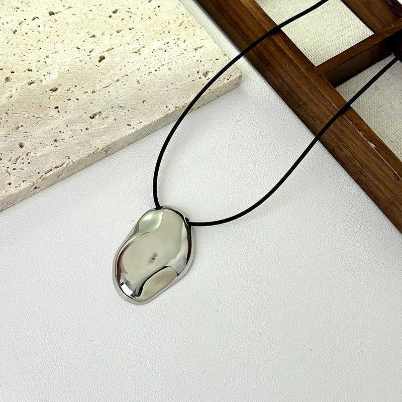 Geometric Irregular Pendants Horizontal and Vertical High-end Long Sweater Chain Womens Necklace Fashion Jewelry H260324 - view 5