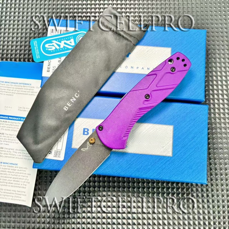 BM 585 Portable Folding Knife S30V Steel Blade Nylon Fiber Handle Outdoor Camping Survival EDC Utility Tool Window Breaker Gift