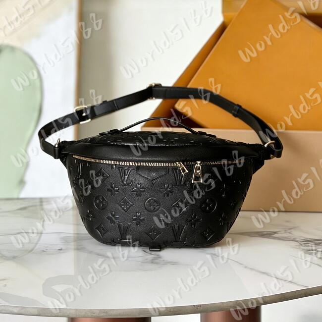 5A Top Quality Newest style Bumbag Cross Body Designer Shoulder Bag Brown flower Leather Luxury Waist Bags Temperament Fanny Pack Bum Waist pocket