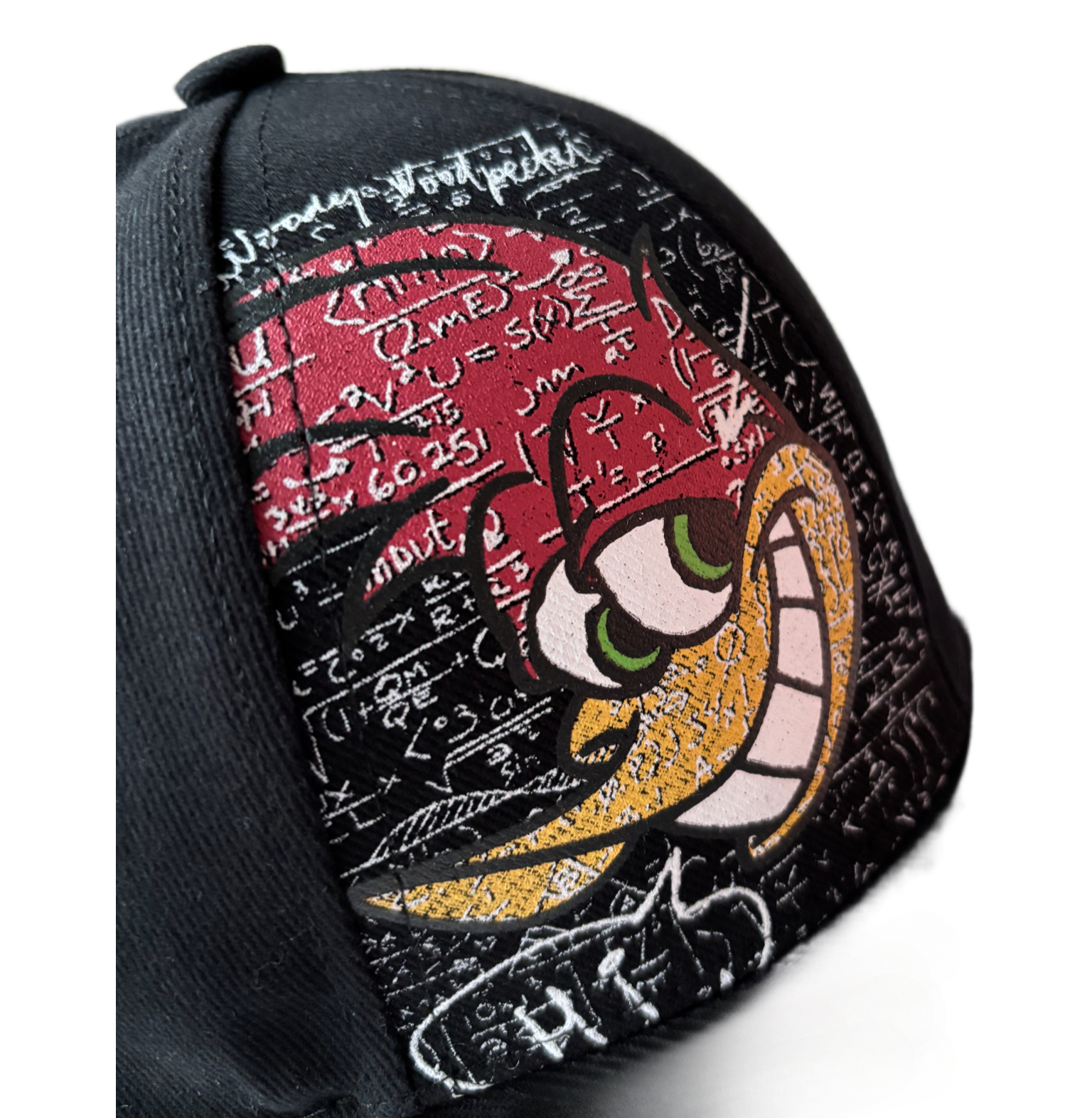 korean fashion outdoor sunshade printed mens and womens duckbill caps multifunctional hardtop duckbill caps spring cartoon baseball caps