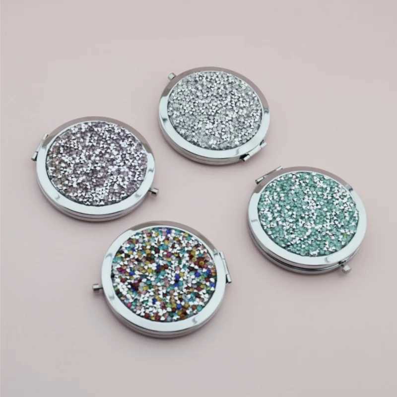 Mini Shiny Makeup Mirror Pocket Mirror H260324