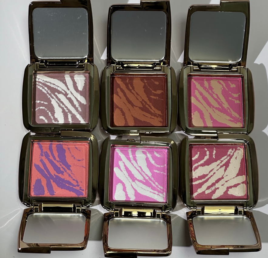 Hourglass Luminous Matte Cheeks Eyes Blush Powder 4.2g Foundation Makeup 6 Colors Bronzer Blusher Pressed Powder Lighting Blushes Lumiere Face Makeup