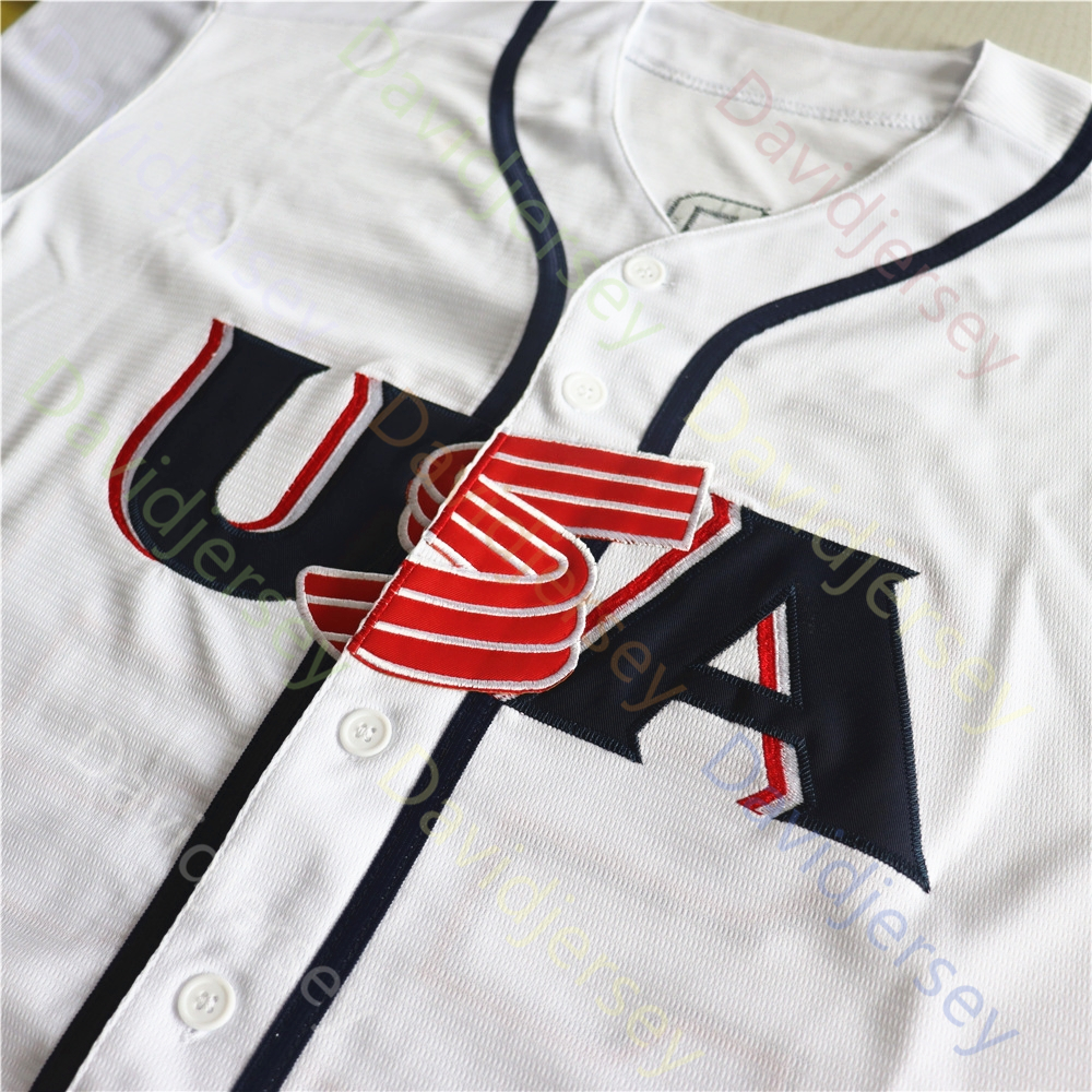 2026 WBC USA Team World Baseball Classic Jersey Aaron Judge Bobby Witt Jr Pete Crow-Armstrong Harper Roman Anthony Skenes Raleigh Schwarber Bregman Mc