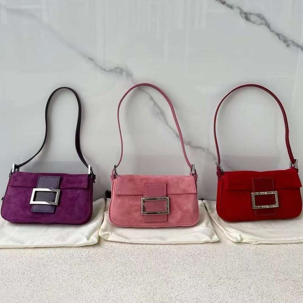 Pink Baguette Mini Handbag Crossbody Women S Vintage Retro Underarm Bag Available For High Quality Luxury Bag LEMON KOKO