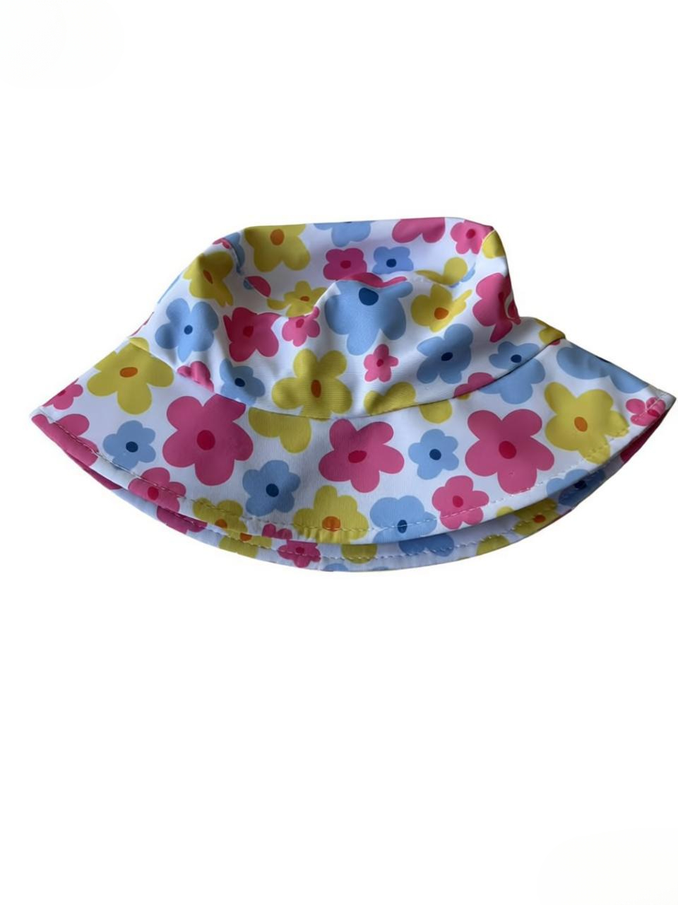 childrens printed fisherman hat flower printed small fresh beach shade hat basin hat outdoor travel hat