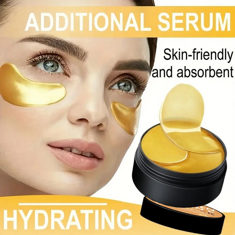 YUITIKUE Collagen Eye Mask 6x with Extra Serum - Skin-Friendly Fast Absorbing Deep Hydrating Care 90g Jar 260318