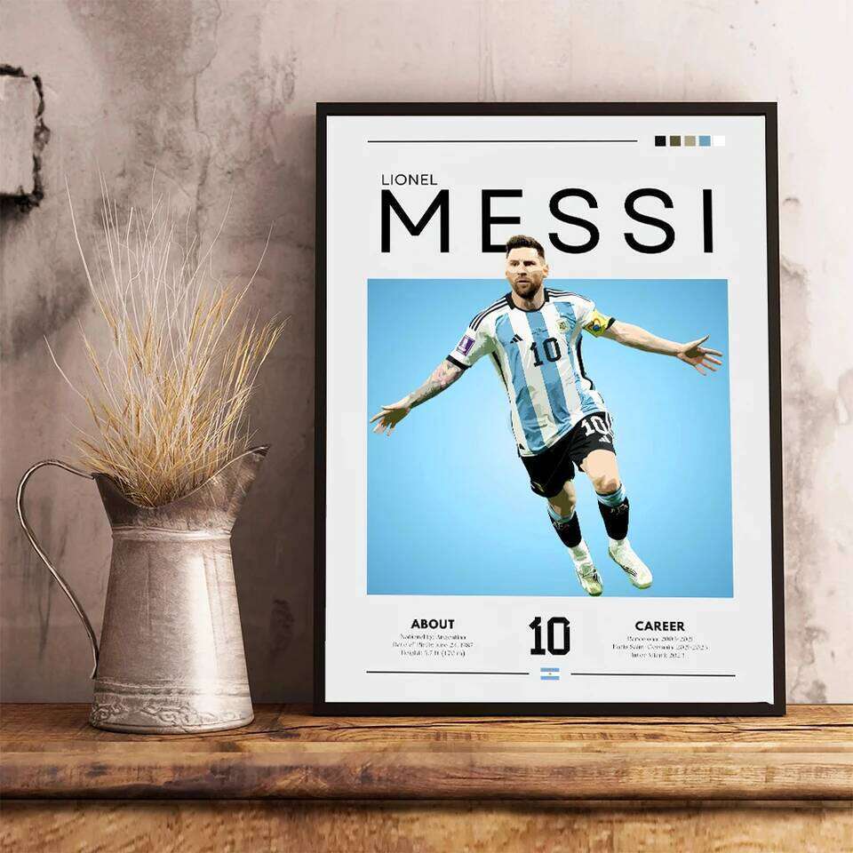 Famous Football Star Poster Modern Inspirational Canvas Painting Picture Soccer Wall Art Home Decoration Print Living Room Decor 26H0324 - view 3