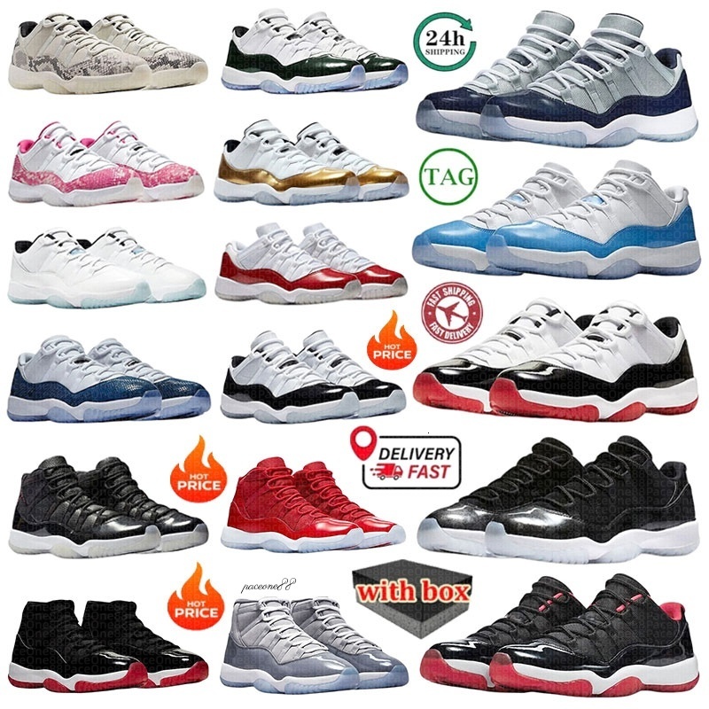2026 Mens Womens 11s Basketball Shoes Designer j11 Sneakers Cool Grey Cherry Bred Gamma Blue White Pink Citrus Low Snake Skin Outdoor Sports Men Trainers shoes