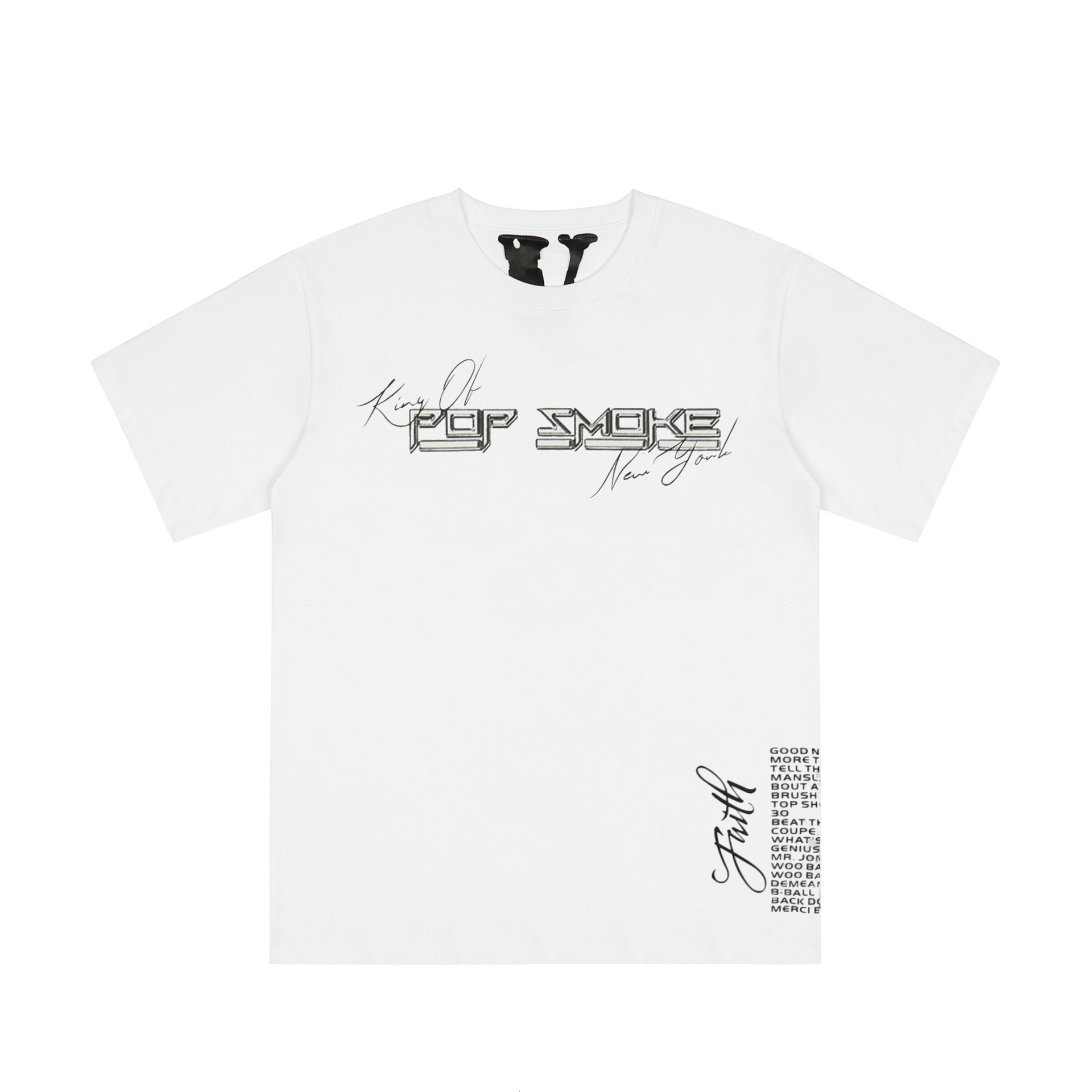 Luxury Brand Designer Clothes 2022 Trendy Brand Foreign Trade Large V-Neck Personalized Trendy Printed Loose Plus-Size Unisex Short-Sleeve T-Shirts, O