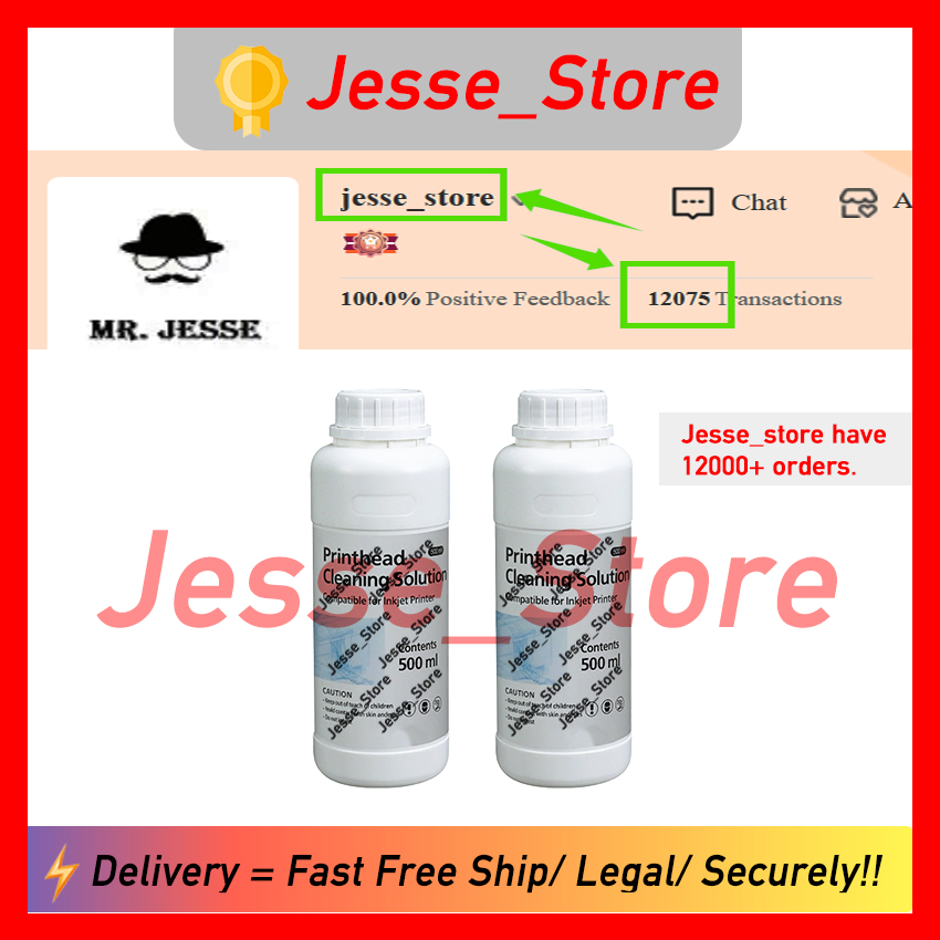 Jesse store Printhead Cleaning Cleaner US Domestic Local Shipping Chemicals Raw Materials wholesale Industrial Use