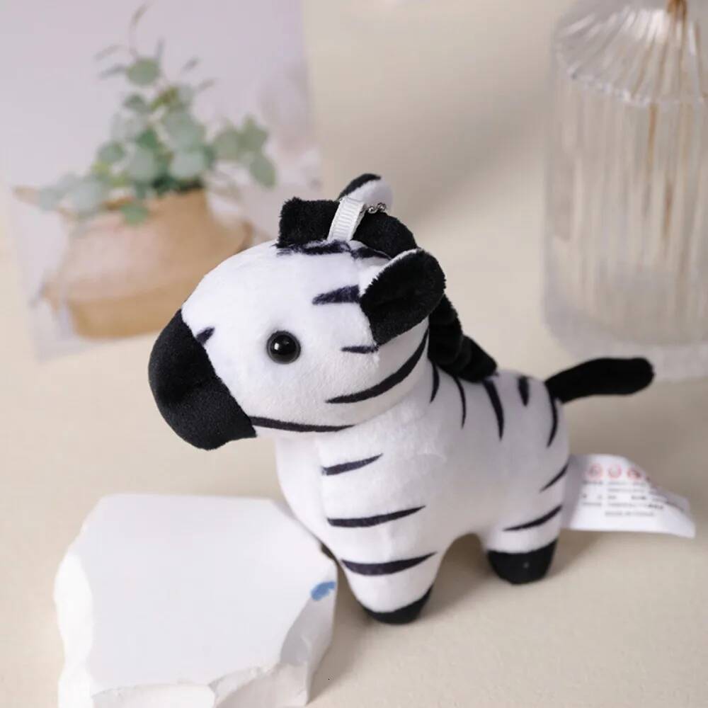 Cartoon Internet Famous Alpaca Donkey Plush Toy Small Size Giraffe And Zebra Plush Dolls Birthday Gift For Girls