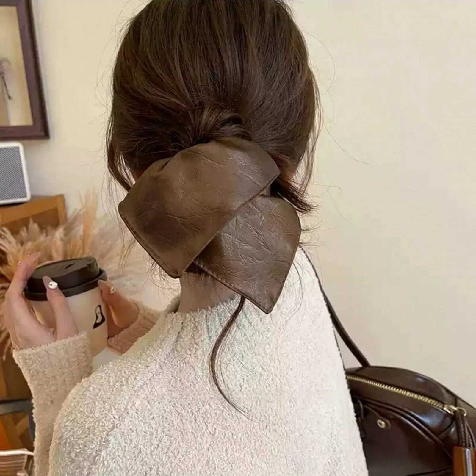 Premium Mullet Scrunchie Hair Ties High Elasticity Hair Rope For Bun Ponytail Hair Bobbles H260324