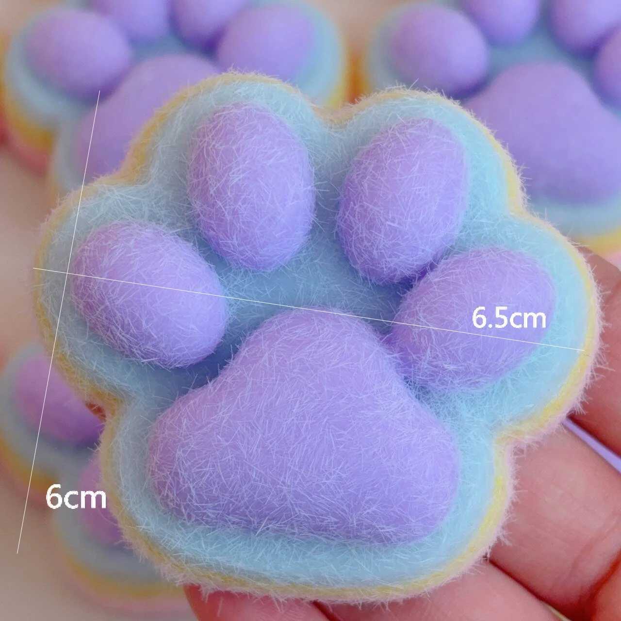 Soft Cat Paw Taba Squishy Fidget Toy Cute Cat Paws Squeeze Toys Slow Rebound Decompression Toy Anti Stress Kids Adults Toys H260324