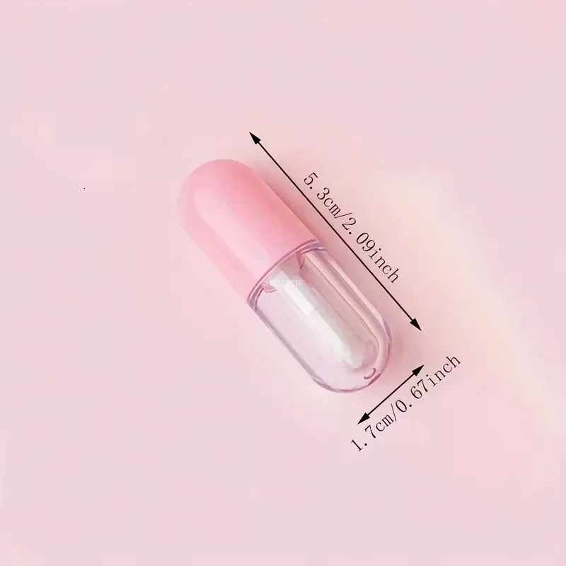 Refillable Mini Lip Gloss Tube Balm Bottle DIY Lip Oil Travel Clear Lipstick Container Makeup Accessories for Women and Girls 260318