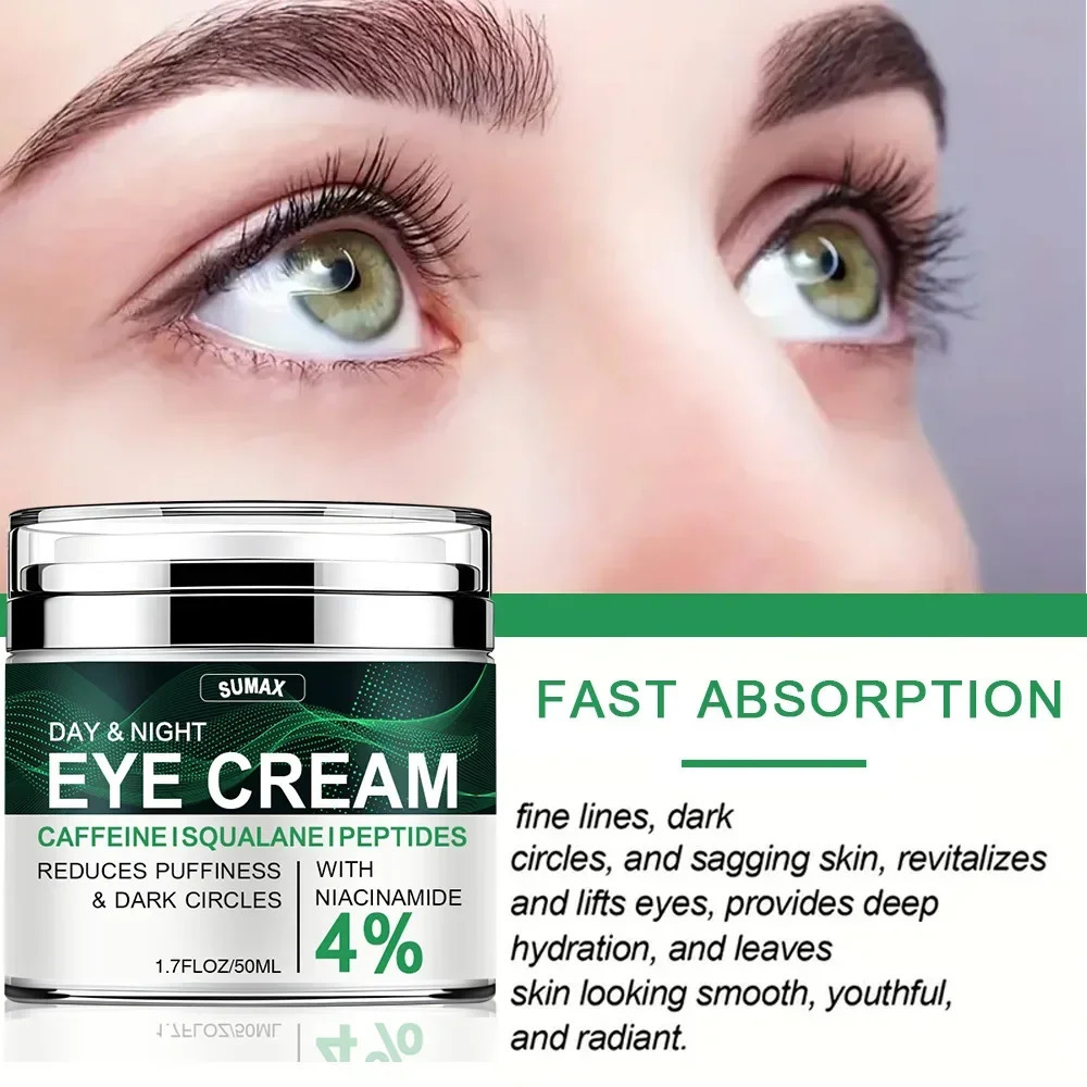 Nicotinamide Eyes Cream Dark Circles Eye Bags Under Hyaluronic Acid Moisturizing Serum Against Puffiness Eye Care Gel 260318