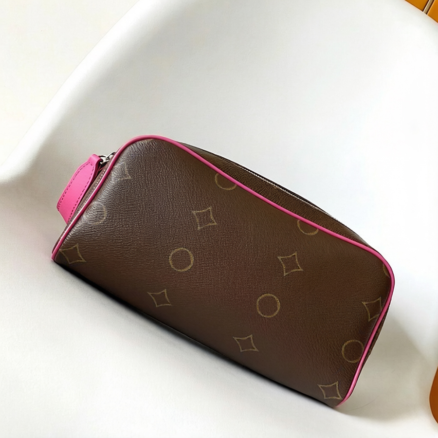 Designer Cosmetic Bags Storage Box Makeup Bag Printed Toilet Bag Leather Wash Bag Casual Clutch Bags Home Cosmetic Case Packaging Boxes Floral Wash Bag