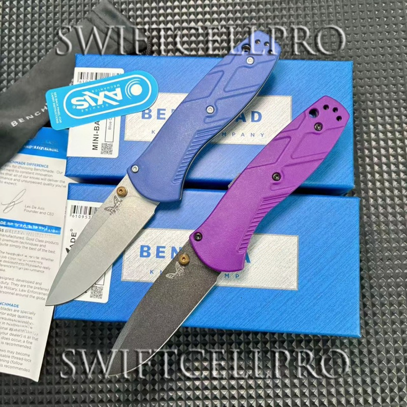 BM 585 Portable Folding Knife S30V Steel Blade Nylon Fiber Handle Outdoor Camping Survival EDC Utility Tool Window Breaker Gift