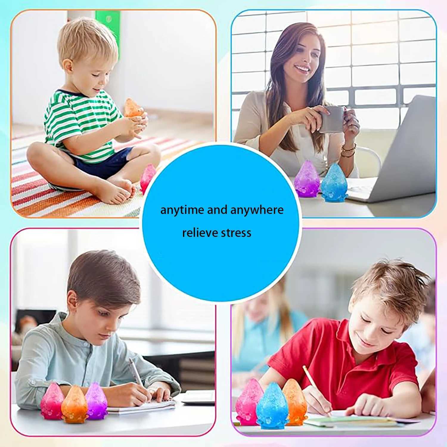 Water droplet maltose decompression ball slow rebound pressure relief squeezing and pressure relief ball H260324