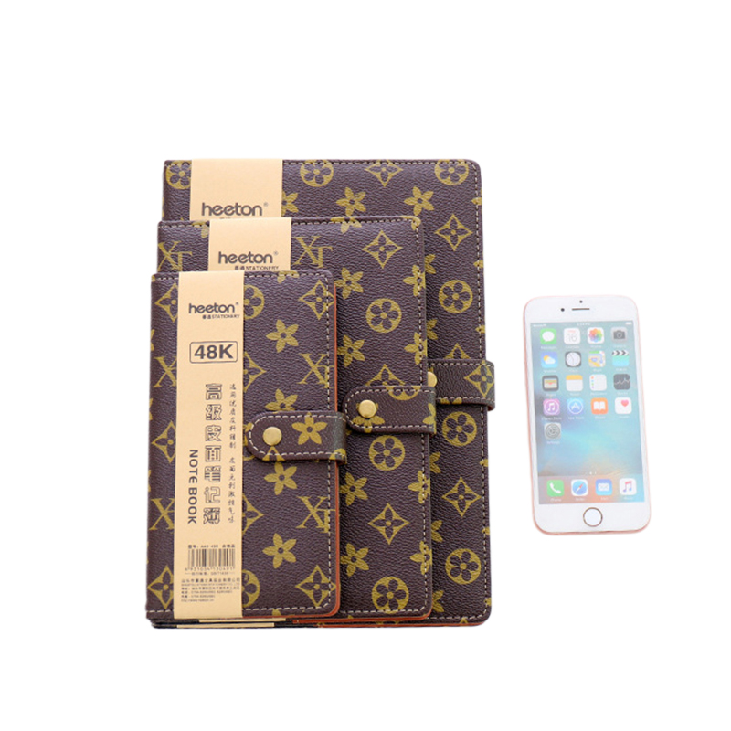 Wholesale A5 Notebook Simple and Thick B5 Soft Cover Retro Creative Business Notebook Small A6 Notepad Button Diary Notebook