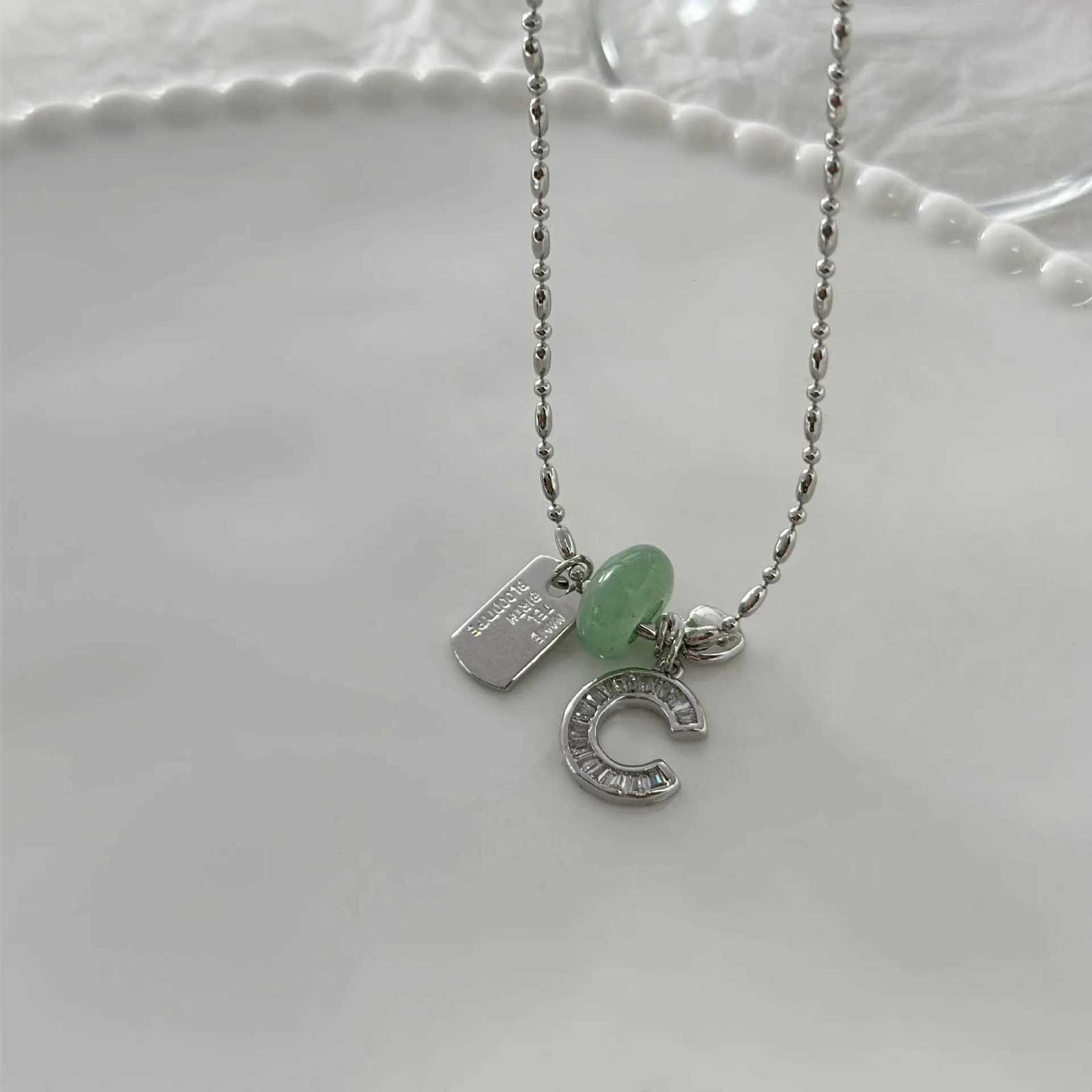 VENTFILLE 925 Sterling Silver Zircon Heart Necklaces for Women Girl Moon Luck Hotan Jade Jewelry H260324 - view 7