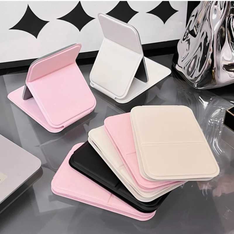 1/4pcs Desktop Mirror Makeup Mirror Portable Folding Mirror Makeup Mirror HD Desktop Stand up Mini Compact Small Mirror Travel H260324