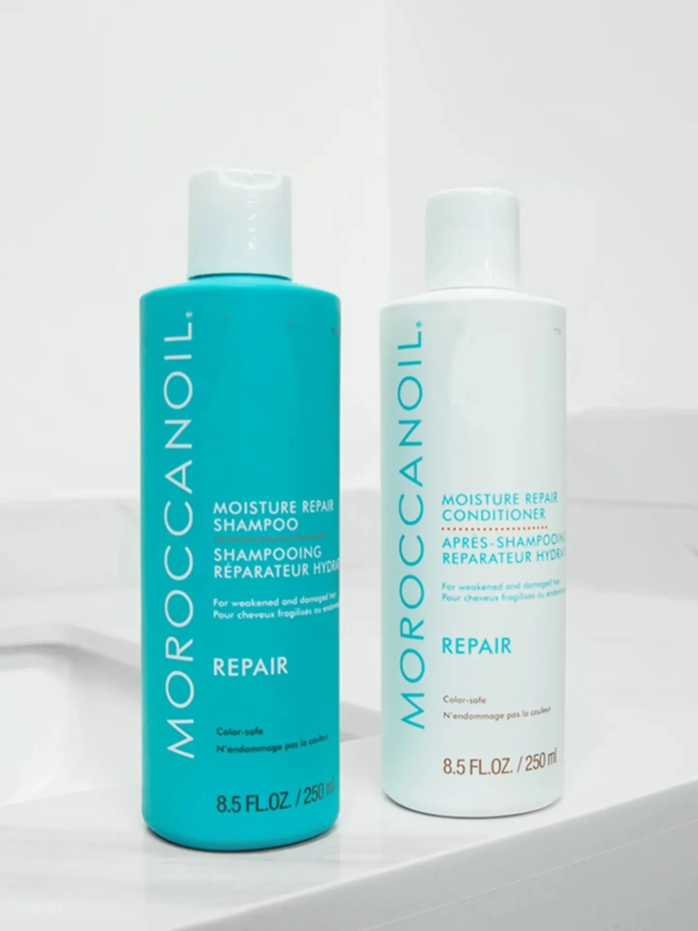 M Brand Hair Care Shampoo & Conditioner 250ml MOISTURE REPAIR CONDITIONER HYDRATING SHAMPOO for all hair types Smoothing & Straightening hair