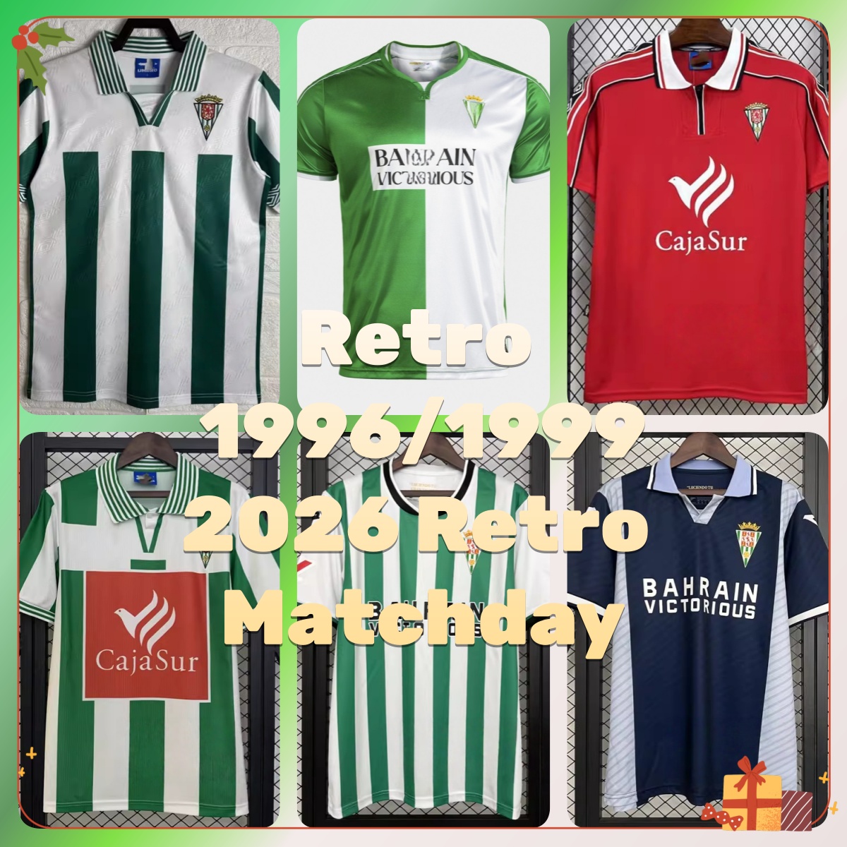 2026 Retro Matchday CORDoba CF Soccer Jersey WEGERLE CUADRADO JURANOVIC States HARKES RAMOS BALBOA 2025 JONES Retro 96 97 Classic shirts classic Vintage Jersey