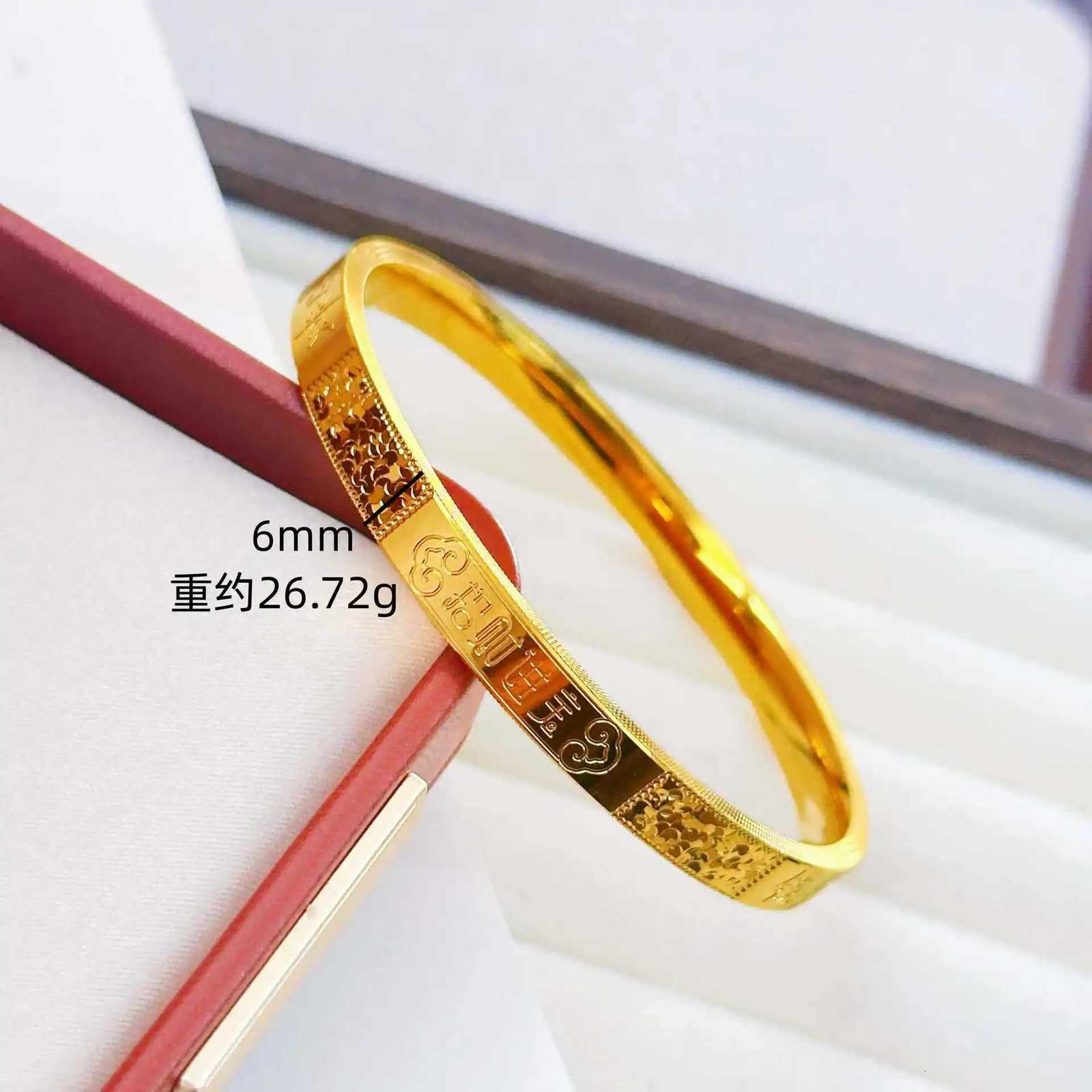 Fashion Ice Crushed Money Plenty Closed Women 24K Gold AU999 Unique Flattering H260323 - view 7